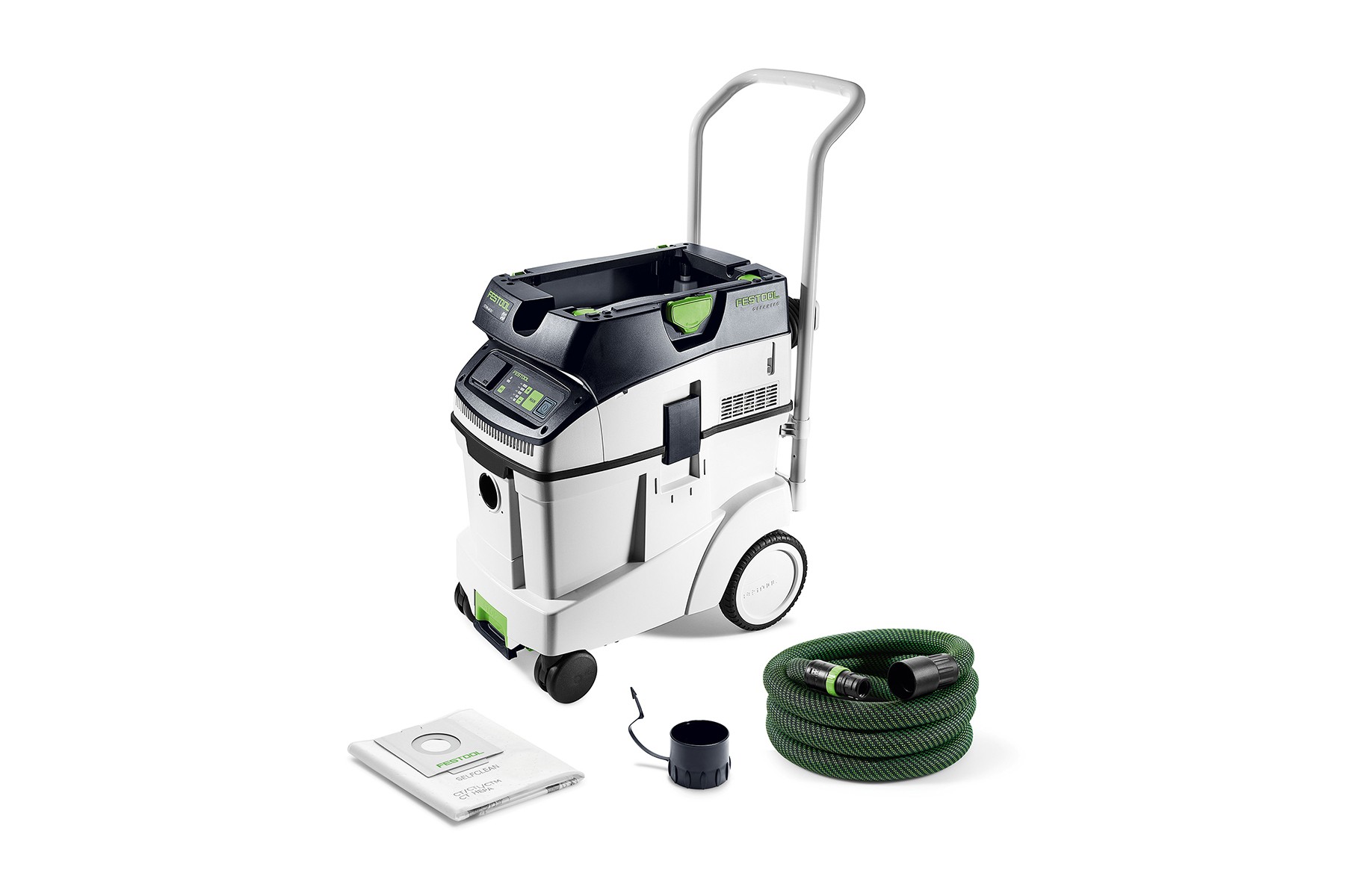 جارو برقی صنعتی فستول آلمان مدل Festool CLEANTEC CTM 48 E I | مکنده صنعتی با فیلتر کلاس M و ظرفیت بالا | مناسب گرد و غبار خطرناک